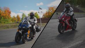 Yamaha Niken 2020 et Honda CBR 650R