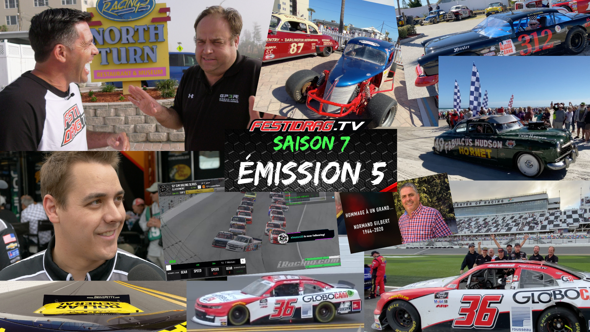 Daytona Beach, North Turn et Sly Sim racing