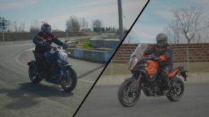 Ducati X Diavel et KTM Super Adventure