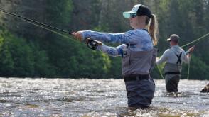 Pêche aux saumon rivière Escoumins